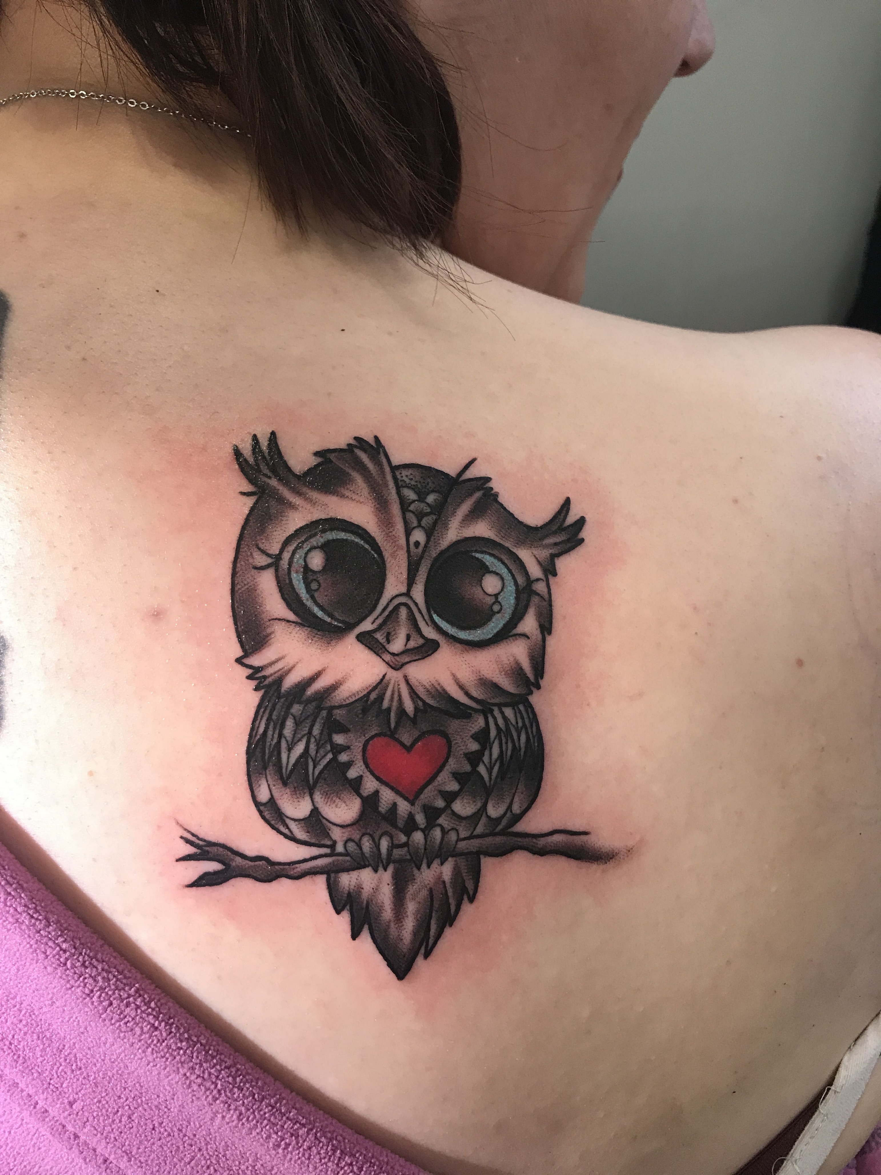 70 Cute Simple Owl Tattoos for Women 51