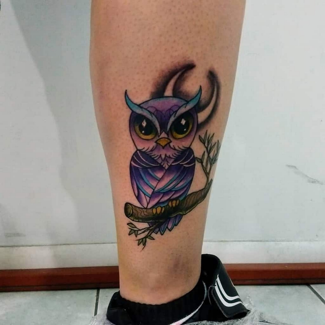 70 Cute Simple Owl Tattoos for Women 62