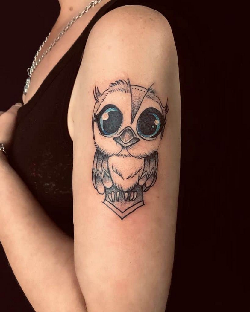 70 Cute Simple Owl Tattoos for Women 70