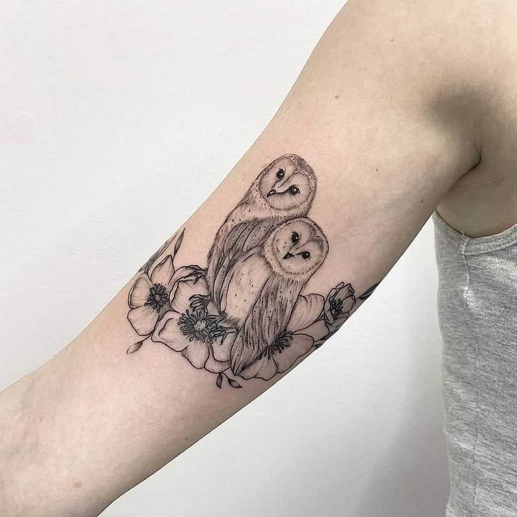 70 Cute Simple Owl Tattoos for Women 40 – Style Female