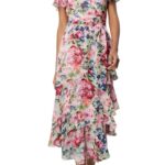 60 Elegant Chiffon Garden Floral Dress Ideas 02