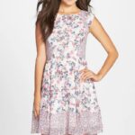 60 Elegant Chiffon Garden Floral Dress Ideas 03