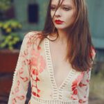 60 Elegant Chiffon Garden Floral Dress Ideas 05