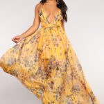 60 Elegant Chiffon Garden Floral Dress Ideas 06