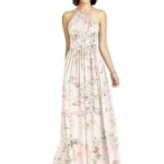 60 Elegant Chiffon Garden Floral Dress Ideas 09