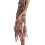 60 Elegant Chiffon Garden Floral Dress Ideas 12