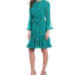 60 Elegant Chiffon Garden Floral Dress Ideas 14