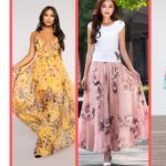 60 Elegant Chiffon Garden Floral Dress Ideas