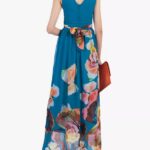 60 Elegant Chiffon Garden Floral Dress Ideas 28