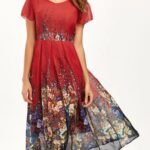 60 Elegant Chiffon Garden Floral Dress Ideas 31