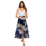 60 Elegant Chiffon Garden Floral Dress Ideas 34
