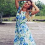 60 Elegant Chiffon Garden Floral Dress Ideas 36