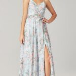 60 Elegant Chiffon Garden Floral Dress Ideas 47