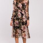 60 Elegant Chiffon Garden Floral Dress Ideas 54