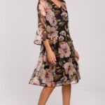 60 Elegant Chiffon Garden Floral Dress Ideas 55