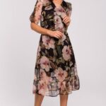 60 Elegant Chiffon Garden Floral Dress Ideas 56