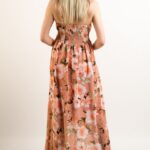 60 Elegant Chiffon Garden Floral Dress Ideas 59