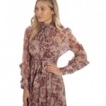 60 Elegant Chiffon Garden Floral Dress Ideas 64