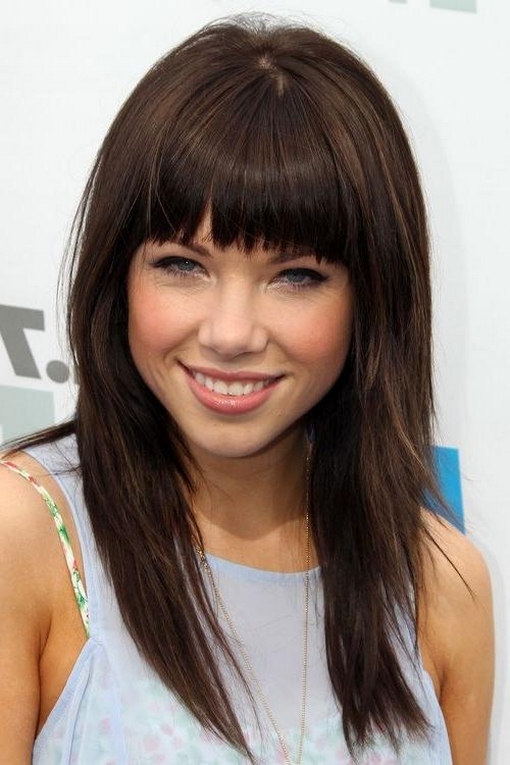 60 Most Beautiful Straight Haircuts Medium with Bangs Ideas 08