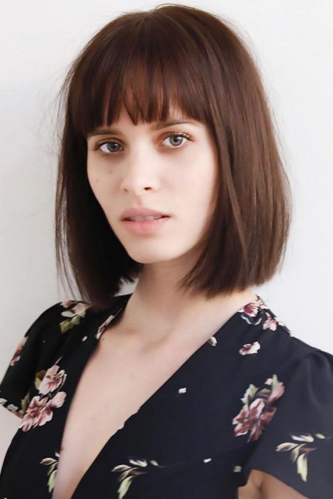 60 Most Beautiful Straight Haircuts Medium with Bangs Ideas 09