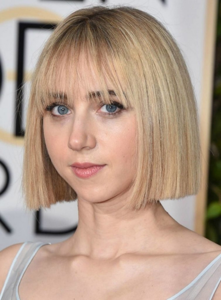 60 Most Beautiful Straight Haircuts Medium with Bangs Ideas 15