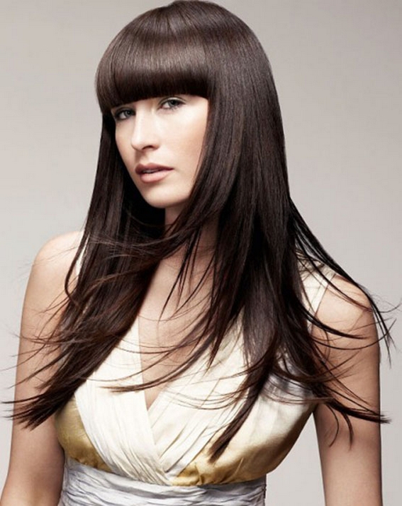 60 Most Beautiful Straight Haircuts Medium with Bangs Ideas 27