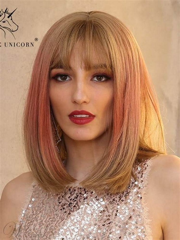 60 Most Beautiful Straight Haircuts Medium with Bangs Ideas 29