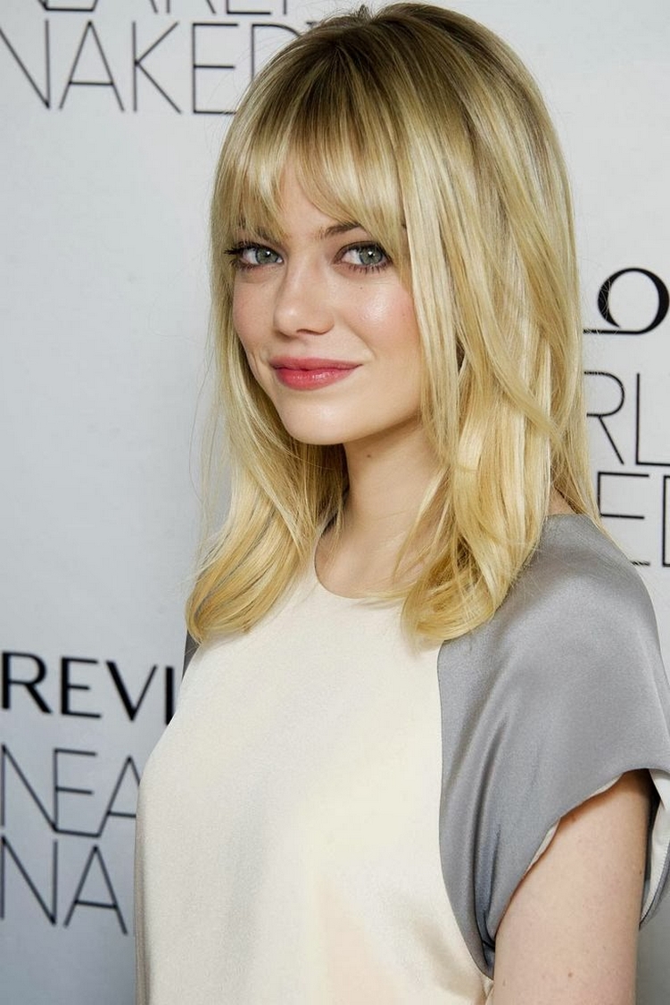60 Most Beautiful Straight Haircuts Medium with Bangs Ideas 47