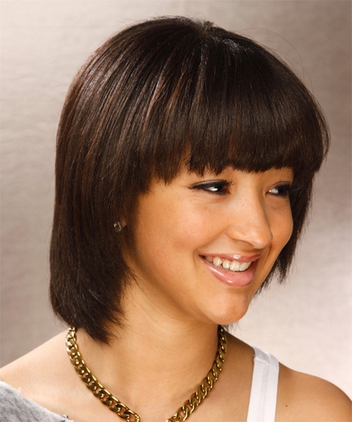 60 Most Beautiful Straight Haircuts Medium with Bangs Ideas 56