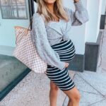 80 Cute and Modern Maternity Outfit for Summer Ideas 21