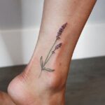 80 Stunning Small Lavender Tattoo Designs Ideas 01