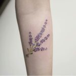 80 Stunning Small Lavender Tattoo Designs Ideas 05