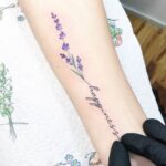80 Stunning Small Lavender Tattoo Designs Ideas 06