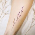 80 Stunning Small Lavender Tattoo Designs Ideas 12