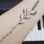 80 Stunning Small Lavender Tattoo Designs Ideas 19