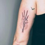 80 Stunning Small Lavender Tattoo Designs Ideas 20