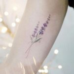 80 Stunning Small Lavender Tattoo Designs Ideas 30