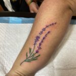 80 Stunning Small Lavender Tattoo Designs Ideas 50