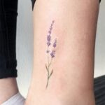 80 Stunning Small Lavender Tattoo Designs Ideas 66