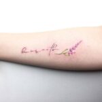 80 Stunning Small Lavender Tattoo Designs Ideas 80