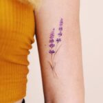 80 Stunning Small Lavender Tattoo Designs Ideas 81