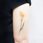70 Meaningful Lily Tattoo Designs for Women Ideas 20