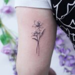 70 Meaningful Lily Tattoo Designs for Women Ideas 33
