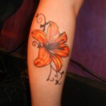 70 Meaningful Lily Tattoo Designs for Women Ideas 46