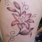 70 Meaningful Lily Tattoo Designs for Women Ideas 59