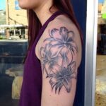70 Meaningful Lily Tattoo Designs for Women Ideas 61