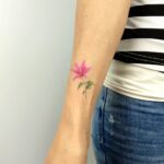 70 Meaningful Lily Tattoo Designs for Women Ideas 66