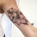 70 Meaningful Lily Tattoo Designs for Women Ideas 69