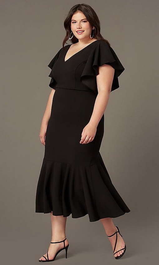 80 Plus Size Wedding Guest Dresses with Sleeves for Women Ideas 03