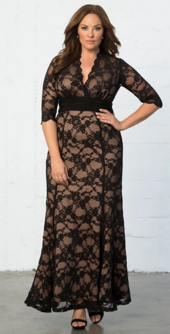 80 Plus Size Wedding Guest Dresses with Sleeves for Women Ideas 24